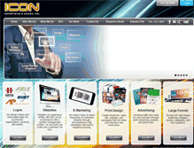 Tablet Screenshot of iconadvertising.com